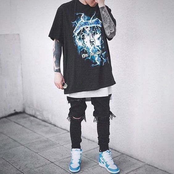 Macho Moda Blog de Moda Masculina AIR JORDAN 1 no OUTFIT